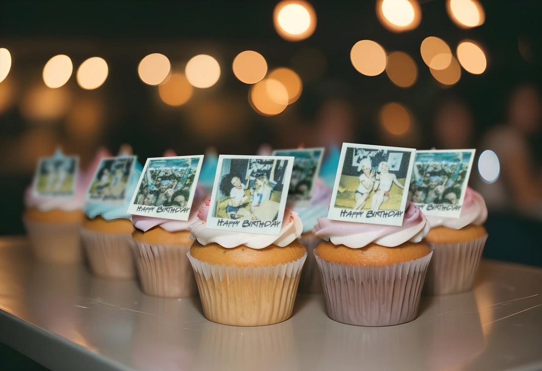 Custom Edible Photo Cake Toppers: 1.8