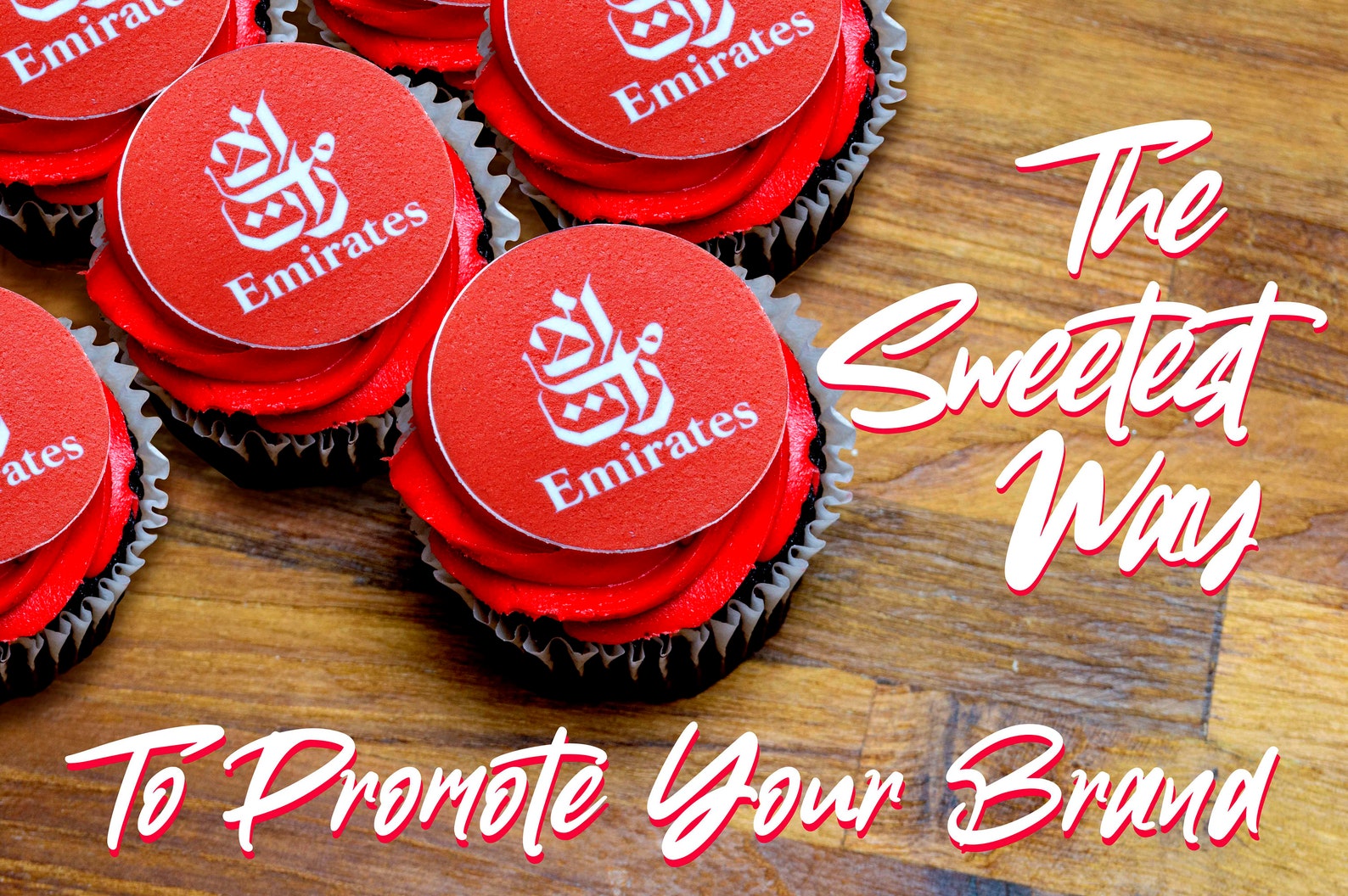 Edible Brand Cupcake Toppers Branded Toppers Edible Logo Etsy