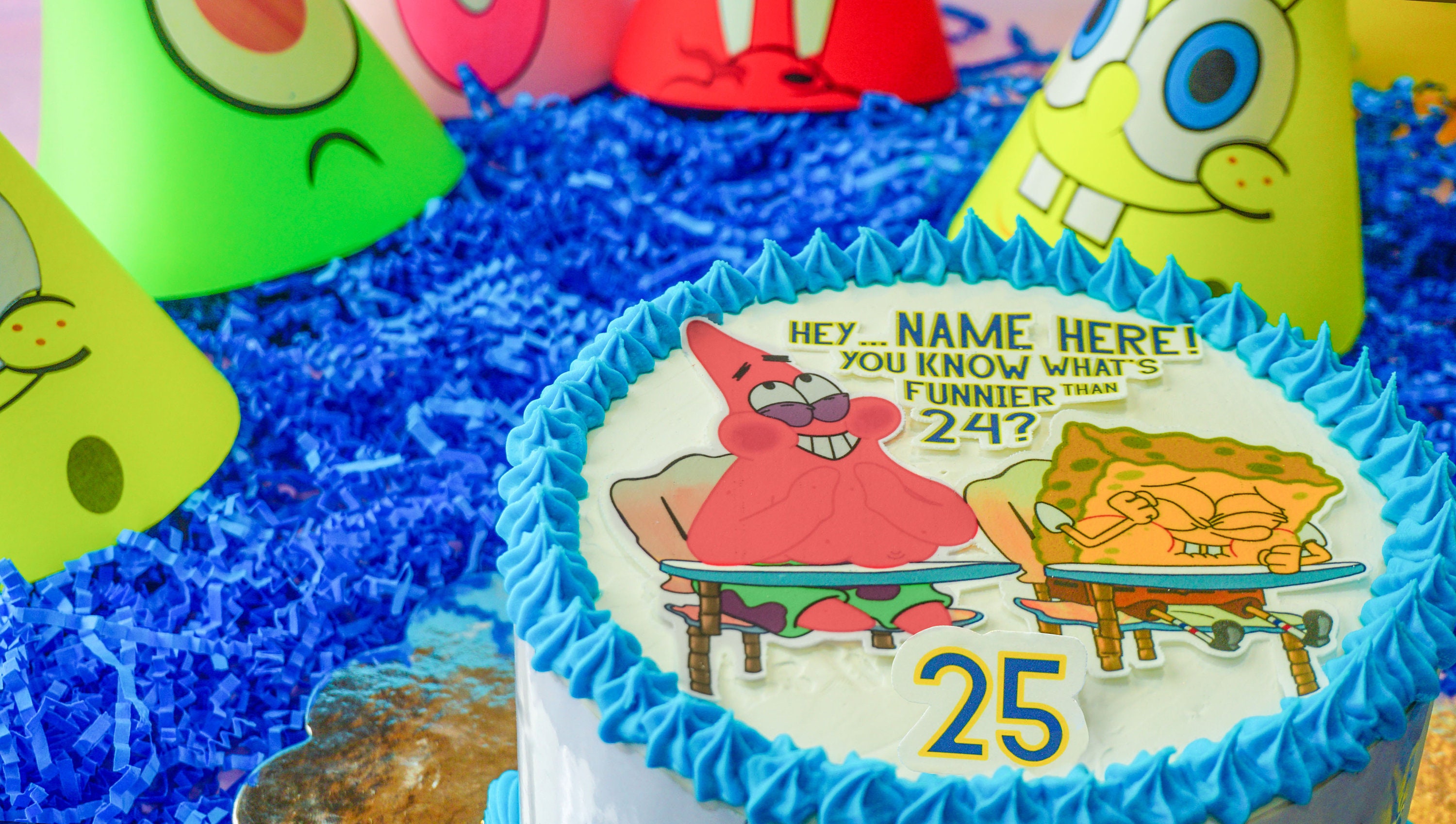 Spongebob 25 Cake Printable Pictures