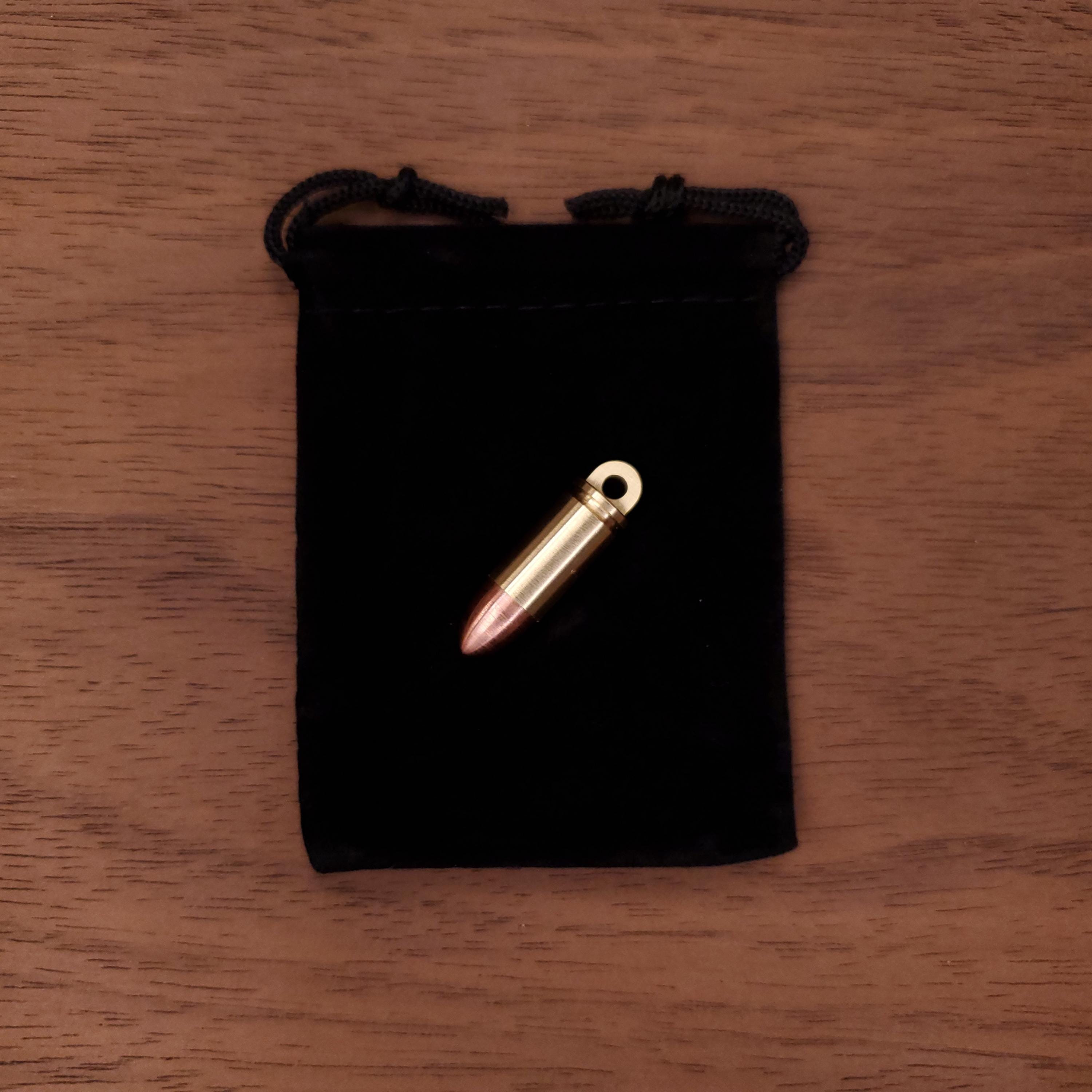 Ciondolo Proiettile Calibro 9x21 - Portachiavi O Pendente Originale Per Collane E Bracciali - Foto 3