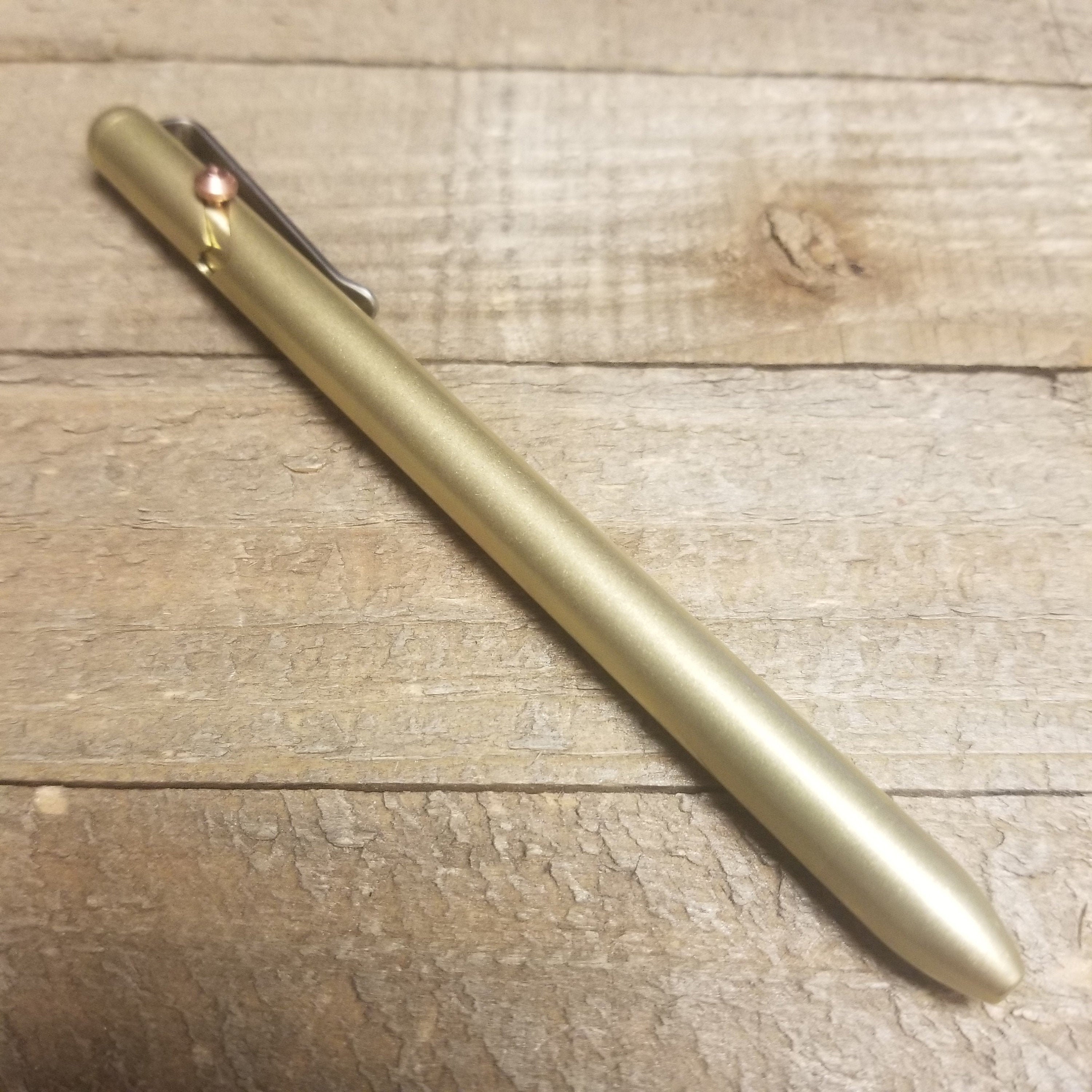 EDC Brass Hexagon Bolt Action Pen Inkpen Ballpen – Ecos Knives