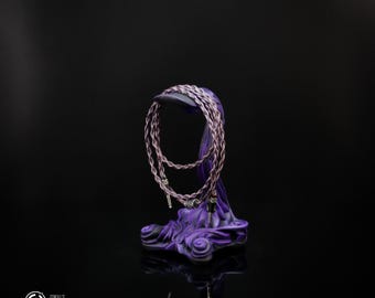 Mittlere Größe, 22 cm, Corpus, Purple, Grumpy Goose Kabelständer, Original Design, 3D gedruckte Edition, handgemalt,
