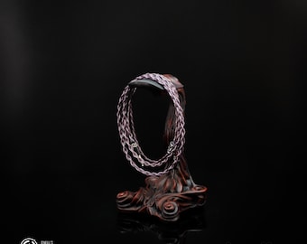 Mittlere Größe, 22 cm, Korpus, Rot, Grumpy Goose Kabelständer, Original Design, 3D gedruckte Edition, handgemalt,