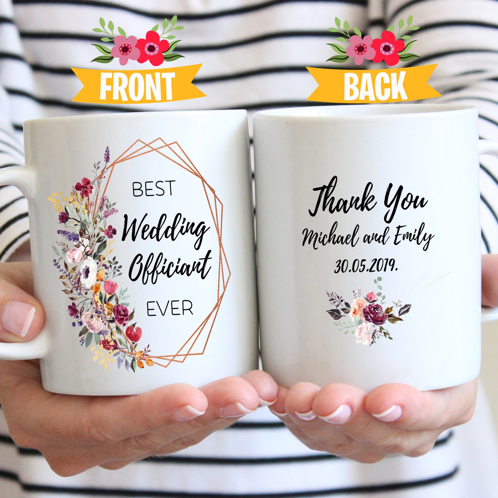 Personalized Best Wedding Officiant Ever Wedding Officiant Etsy