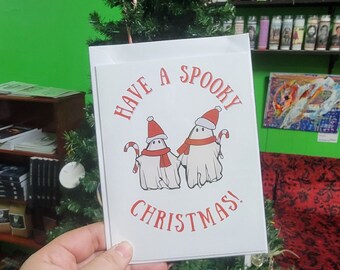 Ghost, Christmas, holidays, card, Christmas Card, Happy Holidays, funny, spooky