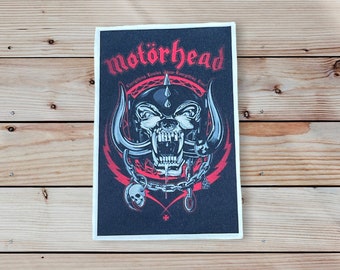 Motor Head Patch, Sew On Patch