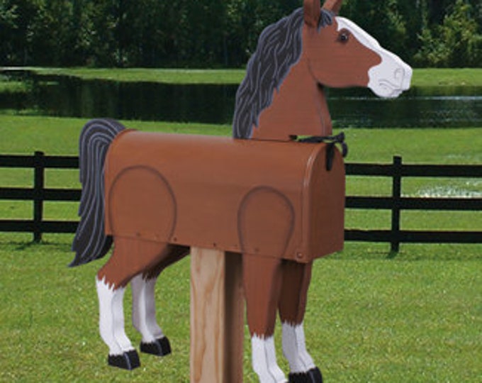 Unique Horse Mailbox Perfect for Horse Farm or Horse Lover Etsy