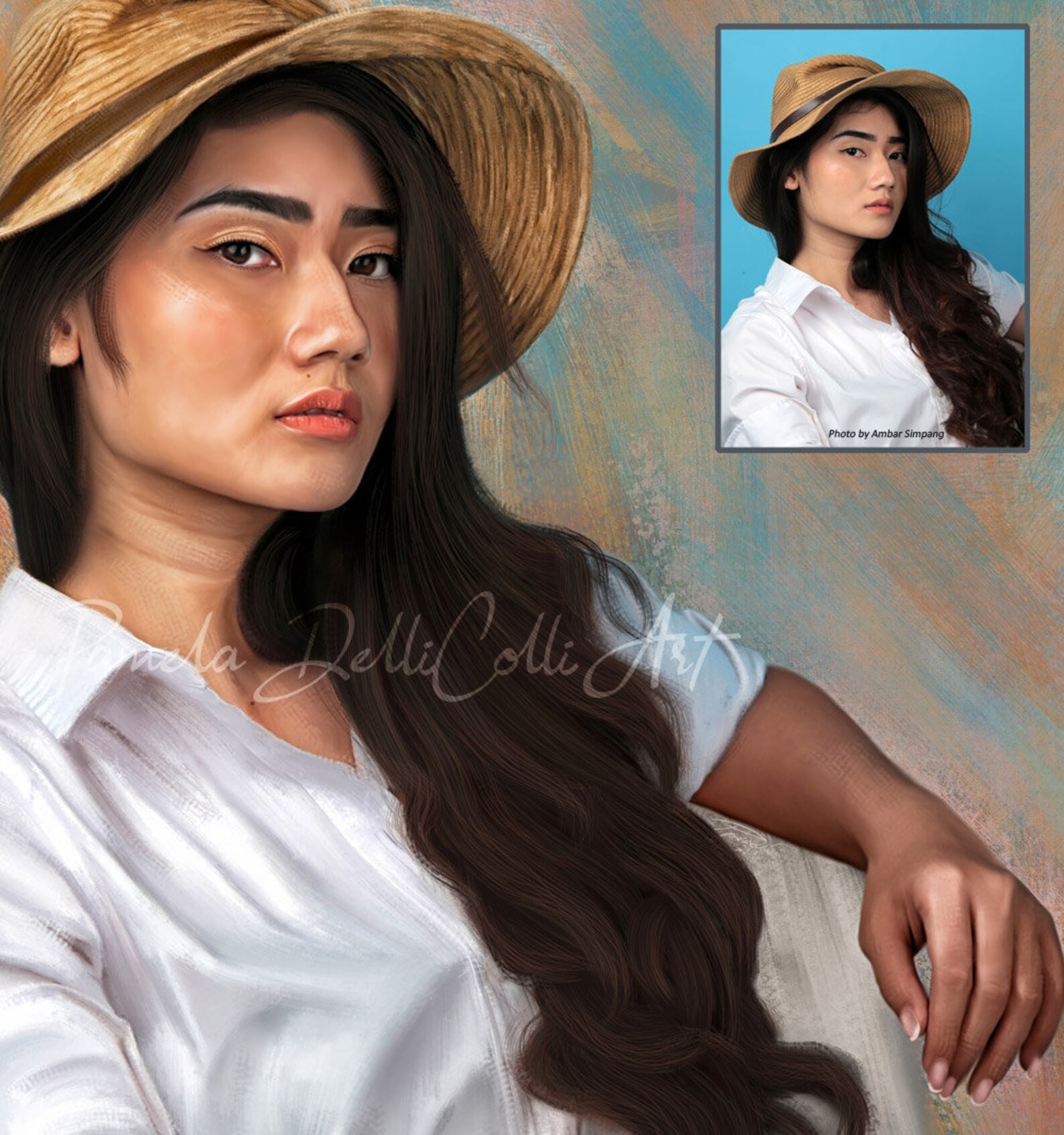 Custom Digital Portrait Painting Digital Portrait From Photo Etsy