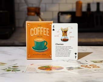 The Coffee Deck: carte da gioco ricche di informazioni sul caffè