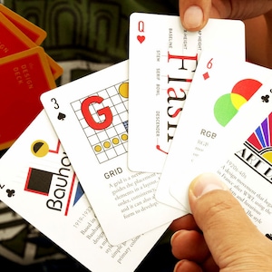 The Design Deck: Playing Card Guide to Graphic Design - Etsy