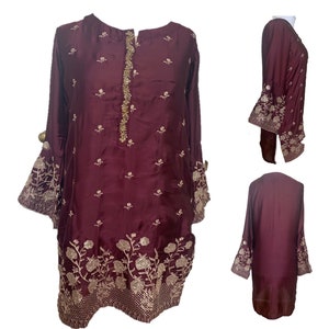 Pakistani Silk Kurti Etsy UK