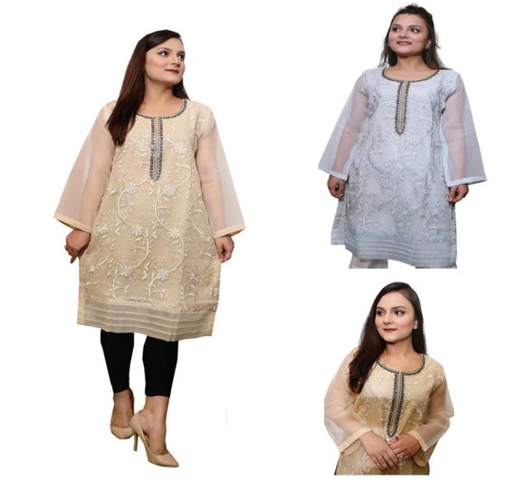 Grey Stitched Party Wear Stylish Kurti For Ladies, Size: Large at best  price in Mumbai