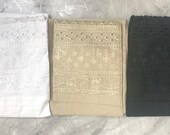 Ladies Pakistani Indian Trousers Pants Shalwar Salwar Cotton with Embroidery, Loose Pure cotton