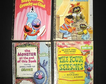ヴィンテージ セサミストリートの本：エルモ、ビッグバード、クッキー