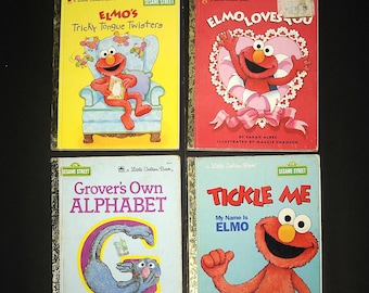 ヴィンテージ セサミストリートの本：エルモ、ビッグバード、クッキー