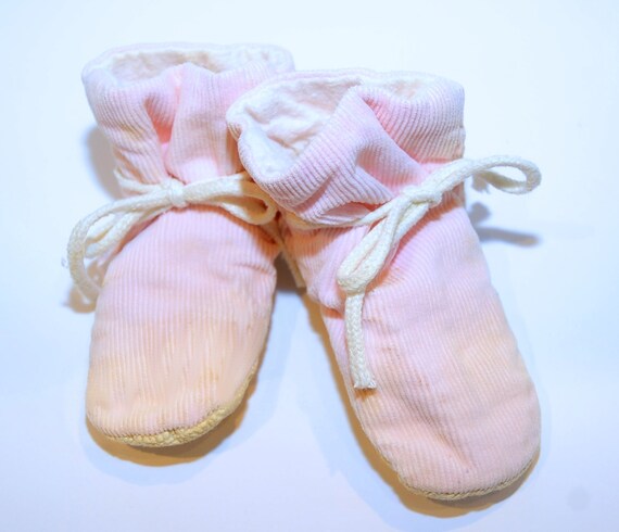VTG 60's 70's / Baby Pink Bootie & Shoe Lot of 4 … - image 2
