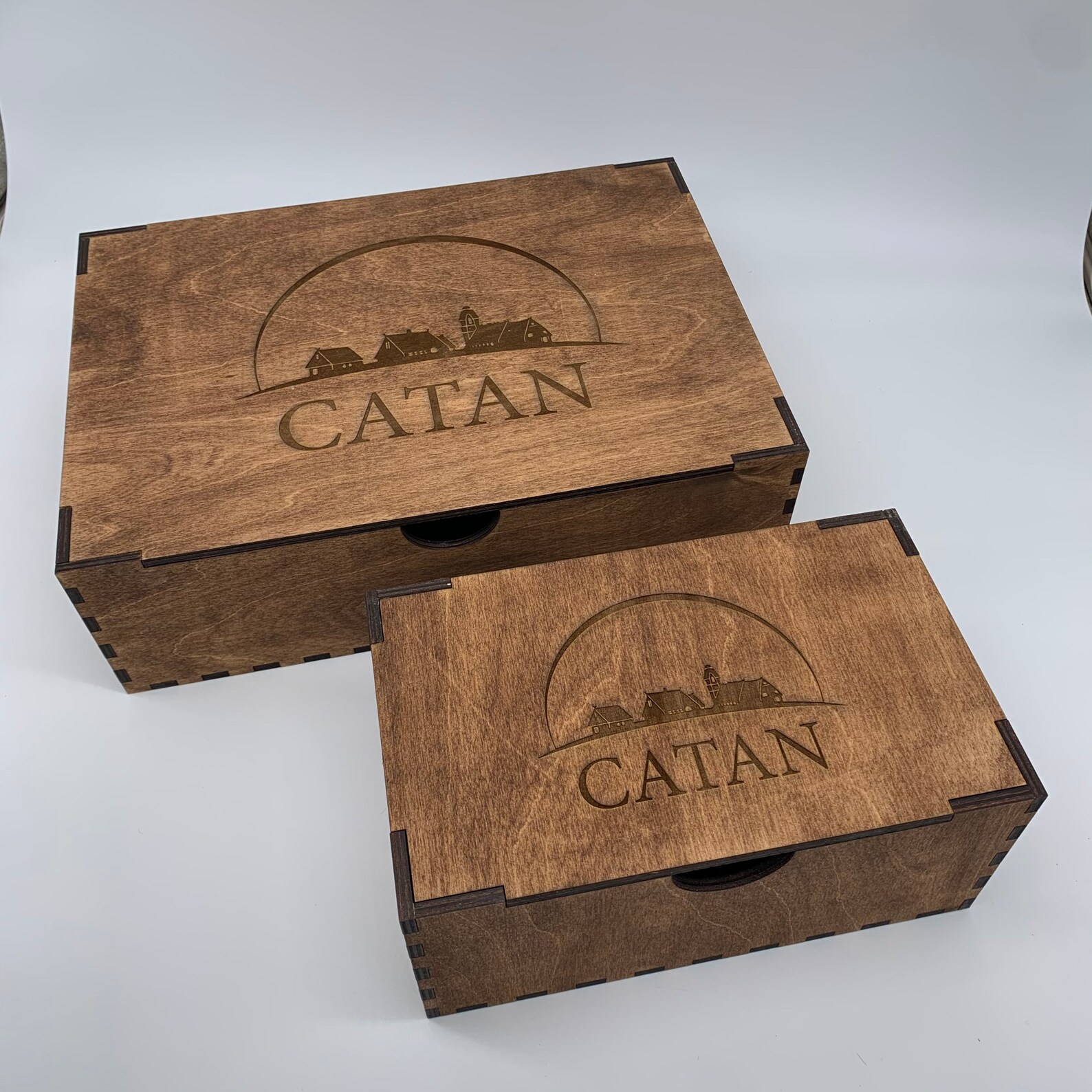 Wood Catan Storage Box For Regular Catan Board and CUSTOM WOOD Etsy