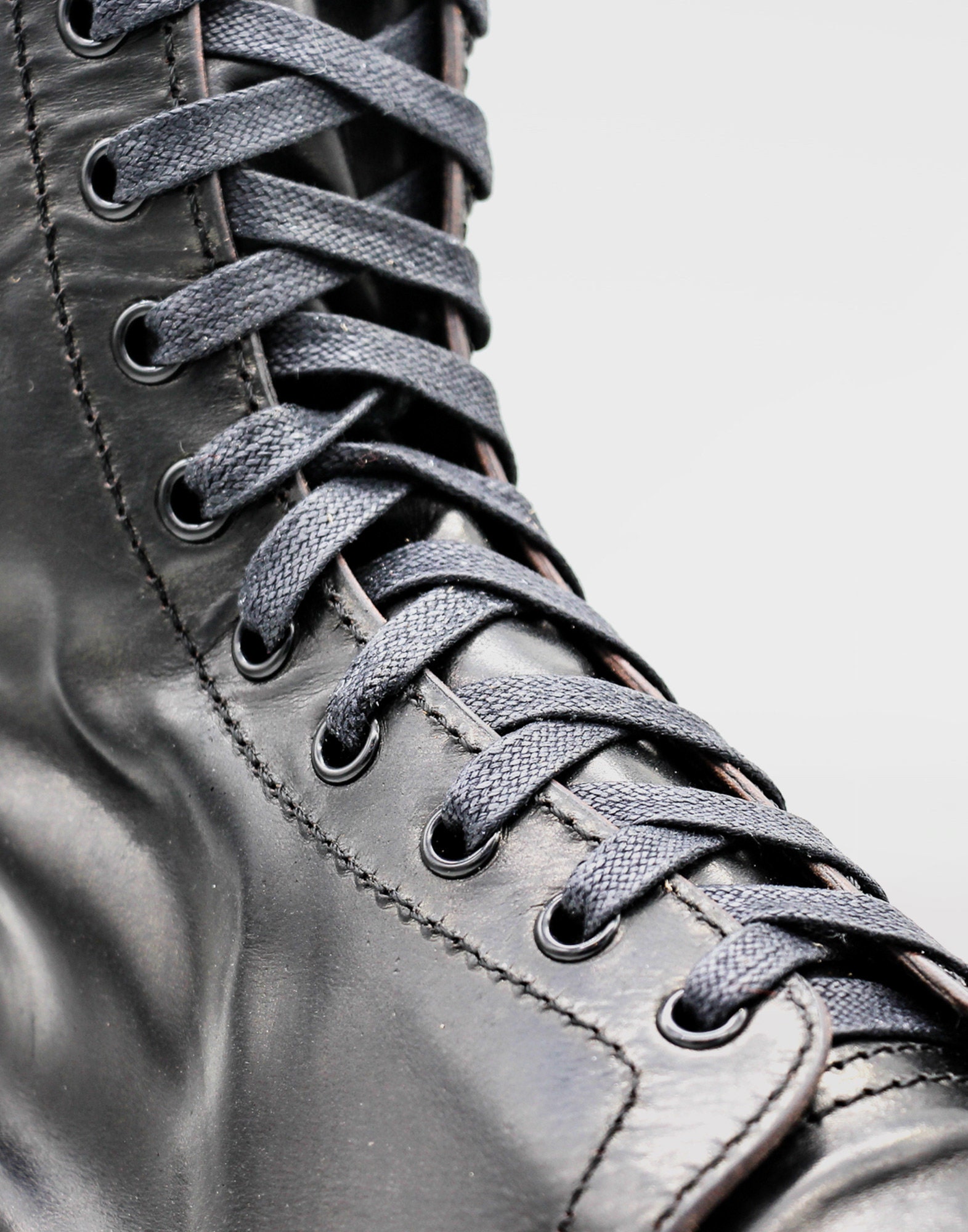 Kombat boots | Barefoot boots | Black Veg tan leather | Handmade shoes ...