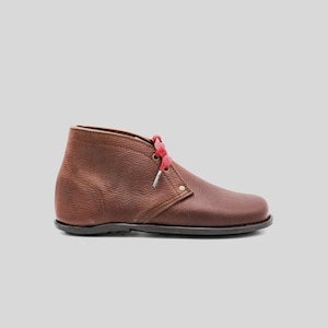 Russian Calf Leather Desert Boots Dainite soles Minimalist footwear Barefoot shoes Handmade in England Luxury Edition Bild 1