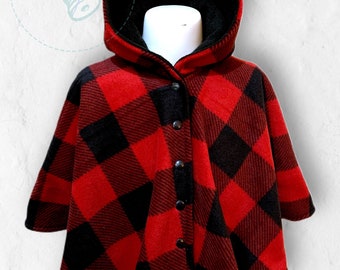 Custom Made-To-Order Children's Car Seat Poncho / Car Cape / Car Seat Jacket - Reversible / Hooded / Pocket Option / Snap Closure