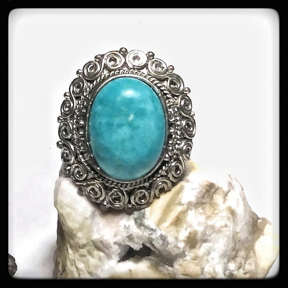 Statement Native Navajo Inspired Western Style Ri… - image 3