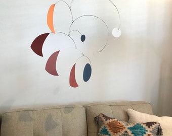Mobile | hanging mobile | Small Triangle & Circles | primary colors |  mid century modern