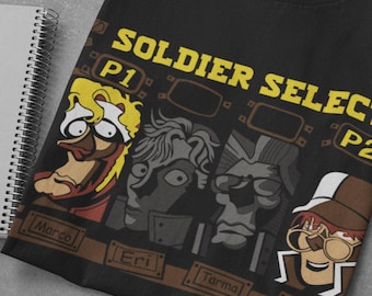 メタルスラッグ4 キャラクターセレクトTシャツ - Etsy 日本