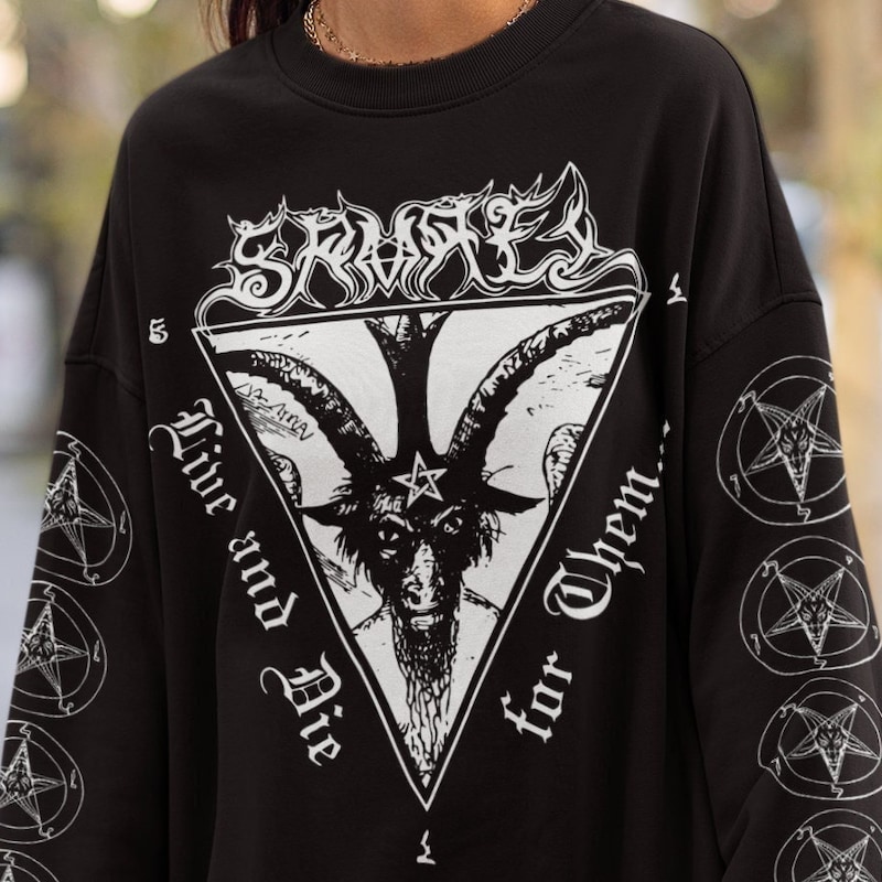 Satanic Devil Gothic Witch Women's Sweatshirt