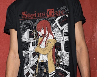 シュタインズ・ゲート Tシャツ牧瀬紅莉栖ガールかわいいワイフアニメ