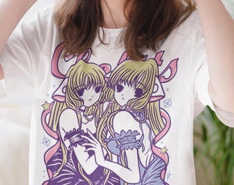 ちょびっツ アニメTシャツ：ちぃ マンガ グラフィックTシャツ - Etsy 日本