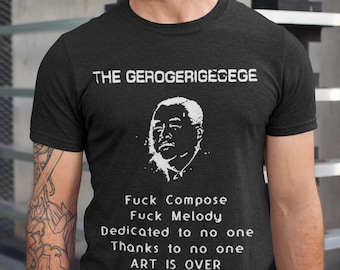 Camiseta The Gerogerigegege, camisa Japanoise, camiseta experimental de ruído