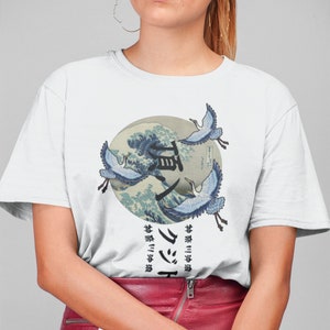 The Great Wave Off Kanagawa T Shirt,Japanese Shirt,Aesthetic,Aesthetic Clothing,Japanese sweatshirt,Japan,Tumblr Clothing,Asian Streetwear