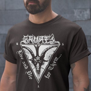Unisex Baphomet T-shirt, Witchcraft Shirt, Black Magic Ritual Tee