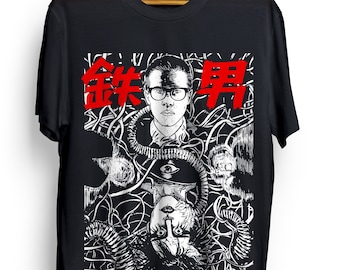 Camiseta unisex Tetsuo The Iron Man, camiseta japonesa Cyberpunk