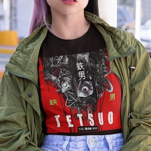 Unisex Tetsuo The Iron Man Shirt, Japanese Cyberpunk Tee