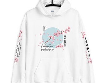 japanese cherry blossom hoodie
