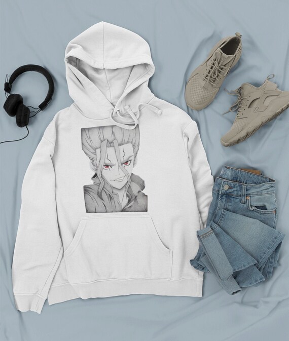 Dr Stone Hoodie Unique Design 12 Colors Manga Styleanime Etsy