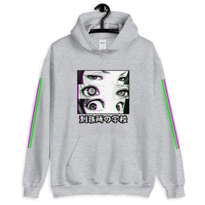 anime vaporwave hoodie