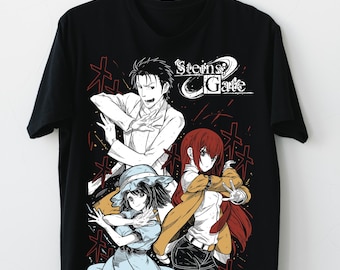 Steins Gate Kurisu Makise T-shirt, Anime Tee, Men's Women's Sizes