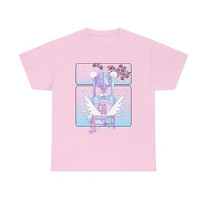 Aesthetic Clothing, Anime tshirt, Japanese Shirt, Anime Shirt, Aesthetic Shirt, Yami Kawaii, Harajuku shirt, Anime girl shirt, Japanese girl image 4