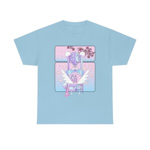 Aesthetic Clothing, Anime tshirt, Japanese Shirt, Anime Shirt, Aesthetic Shirt, Yami Kawaii, Harajuku shirt, Anime girl shirt, Japanese girl image 5