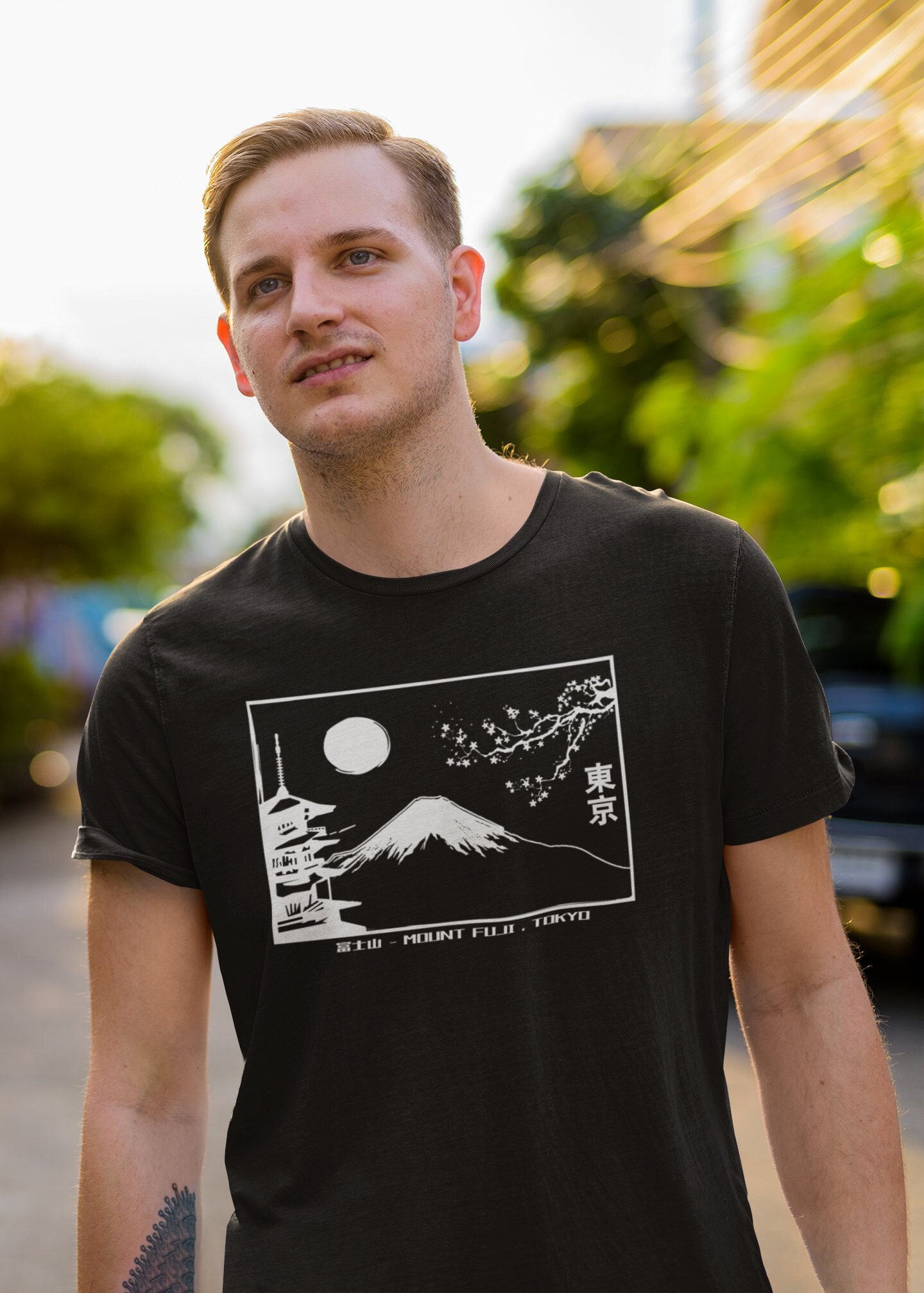 Unisex Mount Fuji Graphic T-shirt, Tokyo Japan - Etsy