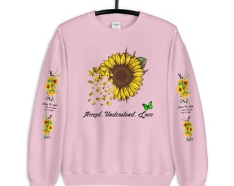 【GRAVER】22FW★ [UNISEX] Flower Lady Abstract Sweatshirt Flower Lady Abstract Sweatshirt - GRAVER | 60% - Asian