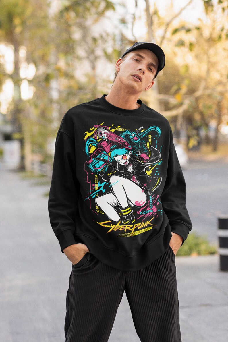 Cyberpunk Edgerunners Shirt Edge Runners DAVID & LUCY Neon Etsy Australia