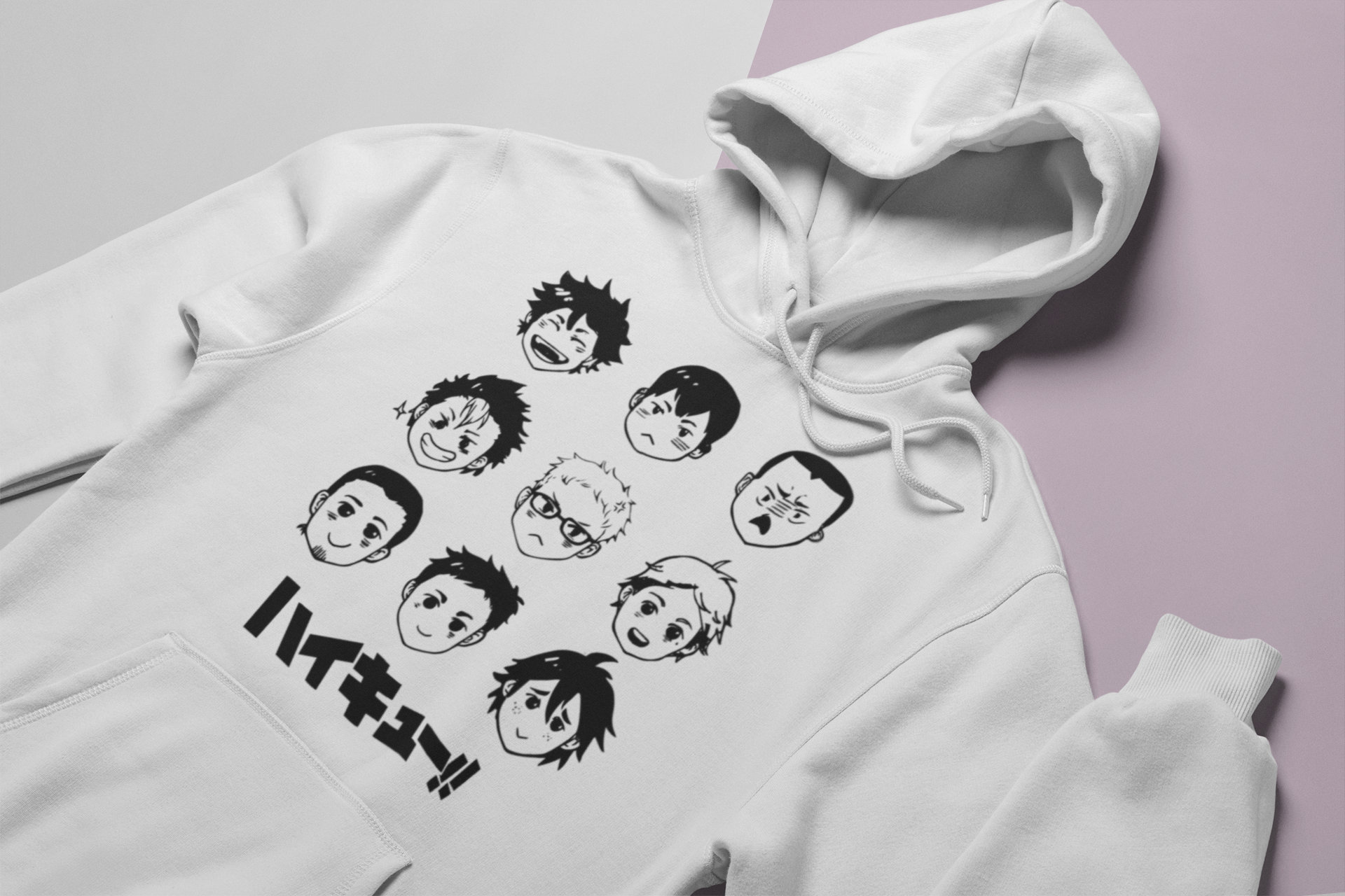 Haikyuu Hoodie Hinata Kageyama Nekoma Anime Shirt Haikyuu | Etsy