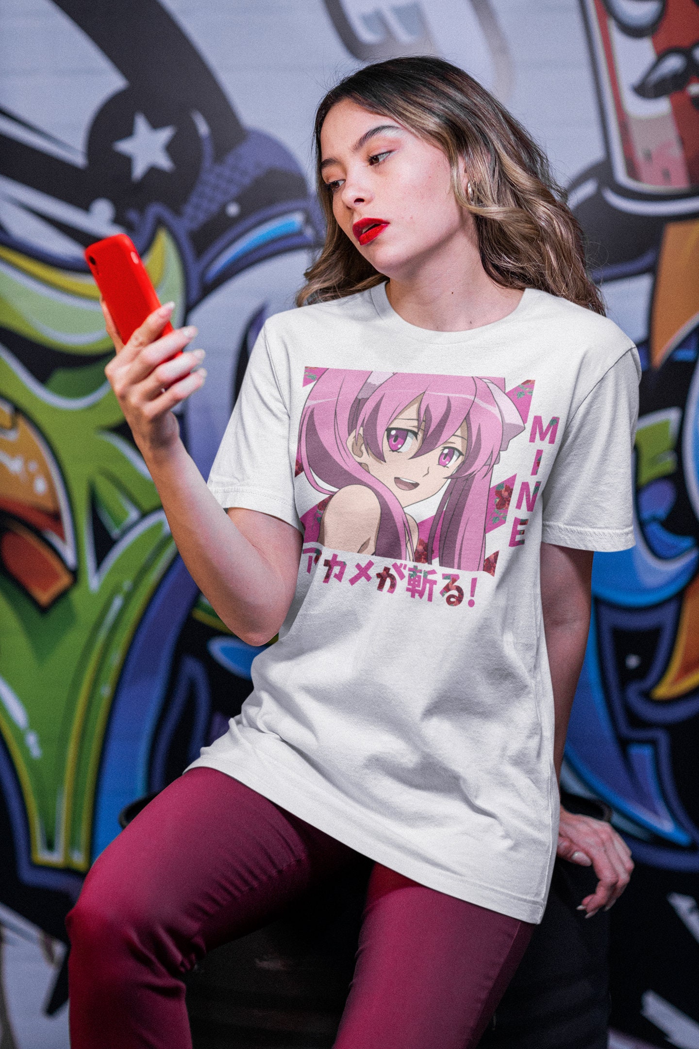 Akame Ga Kill Mine Anime T-shirt Akame Ga Kill Shirt Mine - Etsy