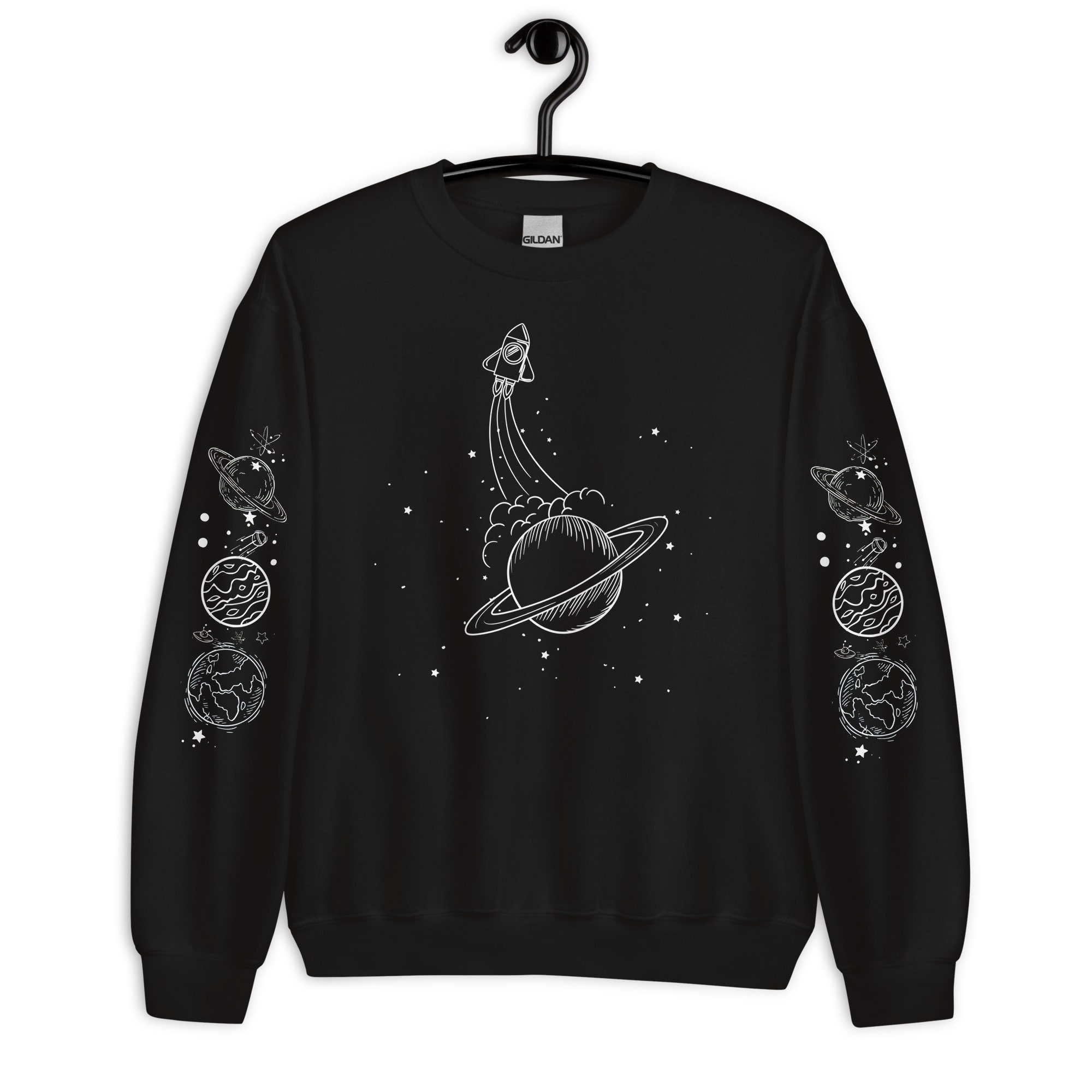 Solar system sweatshirt hotsell