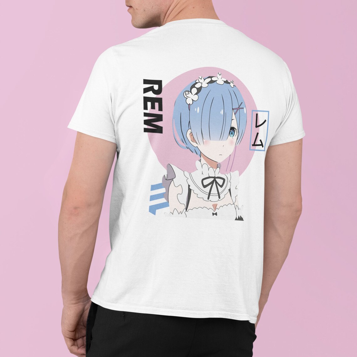 ReZero Rem V1 Shirt Re Zero Tshirt ReZero Emilia Ram Etsy