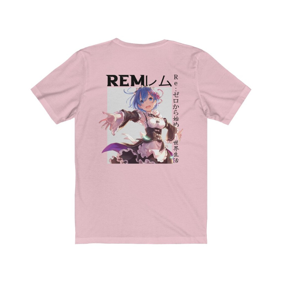 ReZero Rem Shirt Rem and Ram Tshirt Anime Hoodie ReZero Etsy