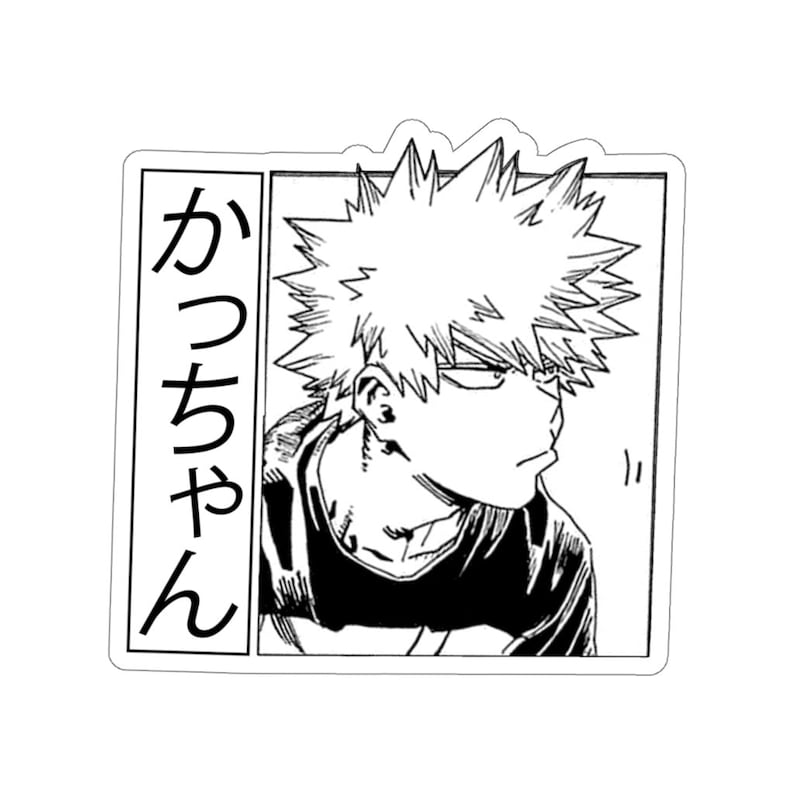 Bakugou Kisscut Stickers Mha Sticker Bnha Sticker Anime Etsy